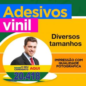 Adesivo Campanha      ATENÇÃO: Pedido mínimo de Adesivo R$10,00