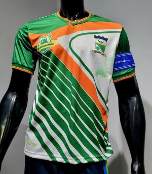 Camisa Seleção Luzense 2024 A Malha Cacharrel é conhecida por vários nomes: helanca light, helanquinha. É uma malha fina e leve, muito utiliza para  eventos, artesanatos, camisa de uniforme esportivo. Por ser 100% poliéster    Gola Careca 